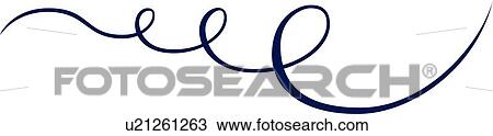 Clipart - Blue loops. Fotosearch