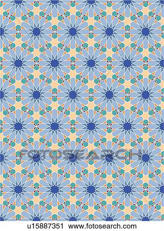 Blue teal and peach star background pattern View Large Clip Art Graphic Clipart - Blue teal and peach star background pattern. Fotosearch