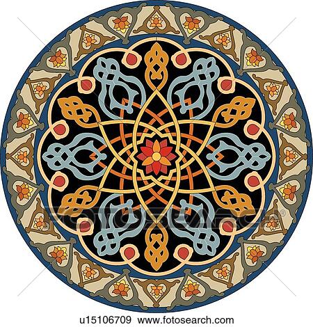 Blue, yellow, red knot circular Design Ornament View Large Clip Art Graphic Clip Art - Blue, yellow, red knot circular Design Ornament. Fotosearch