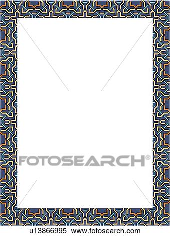 Blues Border View Large Clip Art Graphic Clipart - Blues Border. Fotosearch