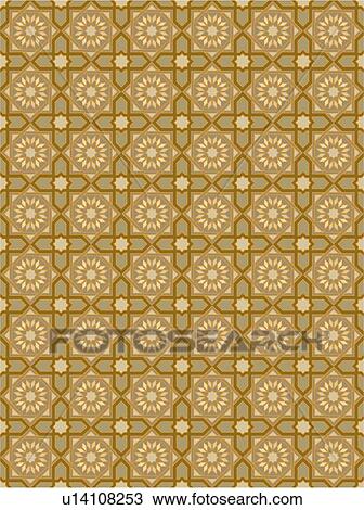 Brown and cream background pattern View Large Clip Art Graphic Clipart - Brown and cream background pattern. Fotosearch