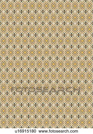 Brown and Gold Retro Background Pattern View Large Clip Art Graphic Clipart - Brown and Gold Retro Background Pattern. Fotosearch