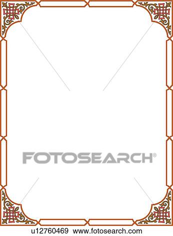 Brown and Green Border View Large Clip Art Graphic Clip Art - Brown and Green Border. Fotosearch