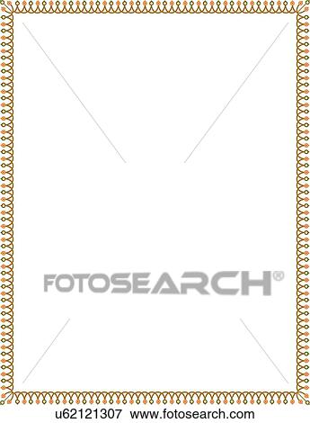 Brown and Green Thin Border View Large Clip Art Graphic Clip Art - Brown and Green Thin Border. Fotosearch