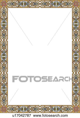 Brown and Red Border View Large Clip Art Graphic Clip Art - Brown and Red Border. Fotosearch