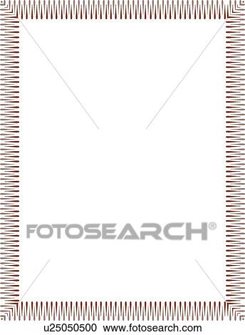 Brown and Red Modern Border View Large Clip Art Graphic Clipart - Brown and Red Modern Border. Fotosearch