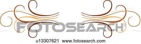 Brown and yellow header with copy space View Large Clip Art Graphic Clipart - Brown and yellow header with copy space . Fotosearch