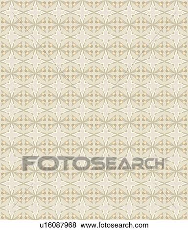 Clip Art - Brown Decorative Background Pattern. Fotosearch
