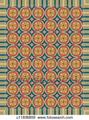 Brown, Green and Orange Background Pattern View Large Clip Art Graphic Clip Art - Brown, Green and Orange Background Pattern. Fotosearch