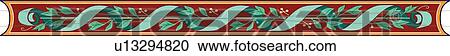 Brown, green and orange rectangle Design Ornament View Large Clip Art Graphic Clipart - Brown, green and orange rectangle Design Ornament. Fotosearch