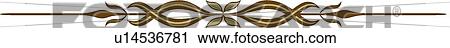 Brown Knot Printer Ornament View Large Clip Art Graphic Clipart - Brown Knot Printer Ornament. Fotosearch