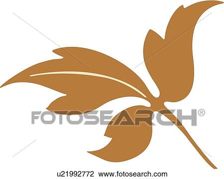 Brown leaf illustration View Large Clip Art Graphic Clipart - Brown leaf illustration. Fotosearch
