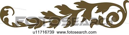 Brown leaves View Large Clip Art Graphic Clip Art - Brown leaves. Fotosearch