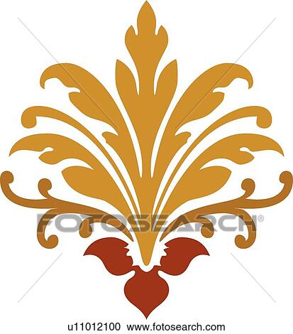 Brown leaves View Large Clip Art Graphic Clipart - Brown leaves . Fotosearch