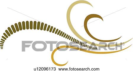 Clipart - Brown line art . Fotosearch