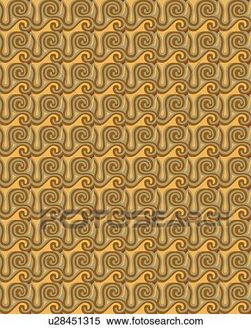 Brown, Tan and Green Swirled Background Pattern View Large Clip Art Graphic Clipart - Brown, Tan and Green Swirled Background Pattern. Fotosearch