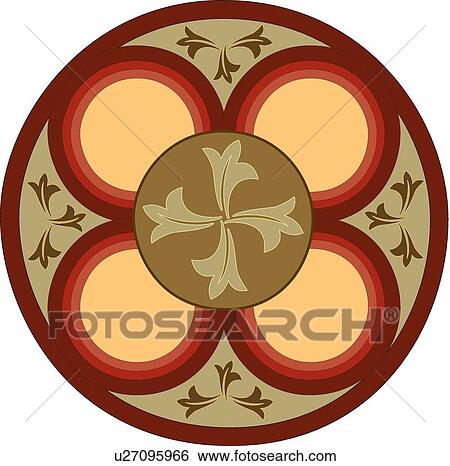Burgundy circle with more circles View Large Clip Art Graphic Clip Art - Burgundy circle with more circles . Fotosearch