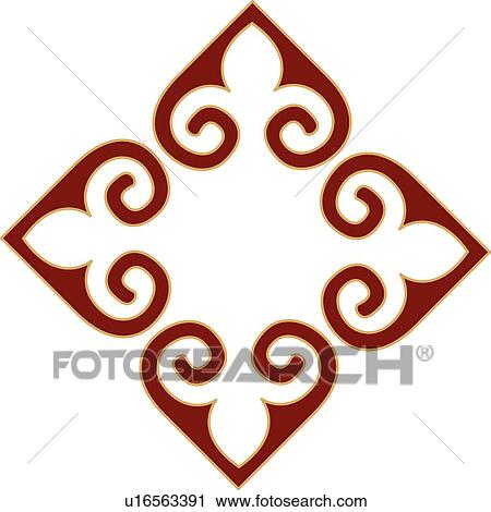 Burgundy square made out of hearts Clipart | u16563391 | Fotosearch
