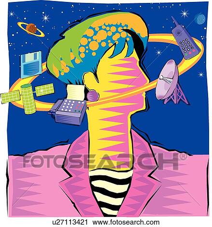 Businesswoman View Large Clip Art Graphic Clipart - Businesswoman. Fotosearch