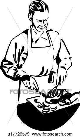 Butcher Clip Art | u17726579 | Fotosearch