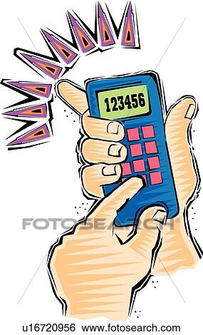Clip Art - Calculator . Fotosearch