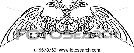 Calligraphic Design of two intertwined birds View Large Clip Art Graphic Clip Art - Calligraphic Design of two intertwined birds. Fotosearch