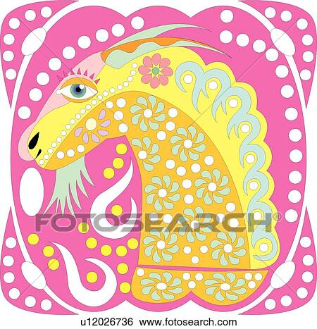 Capricorn View Large Clip Art Graphic Clip Art - Capricorn . Fotosearch