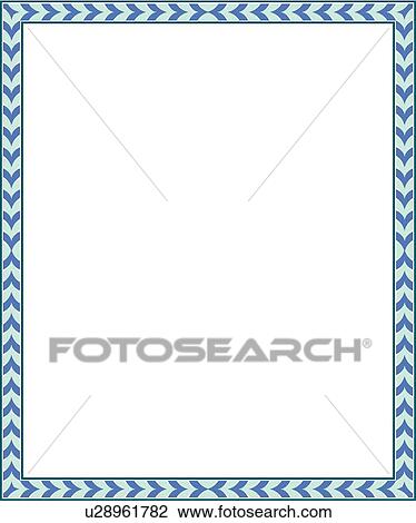 Chevron Pattern Border View Large Clip Art Graphic Clipart - Chevron Pattern Border. Fotosearch