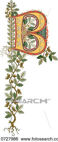 Clip Art - Cinderella Capital B. Fotosearch
