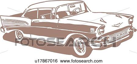 Classic brown car View Large Clip Art Graphic Clip Art - Classic brown car. Fotosearch