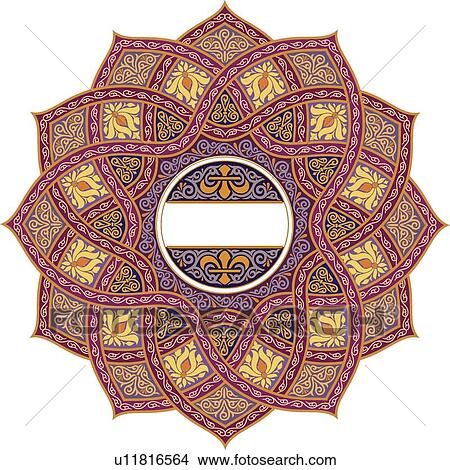 Colorful Flower Embellishment View Large Clip Art Graphic Clipart - Colorful Flower Embellishment. Fotosearch