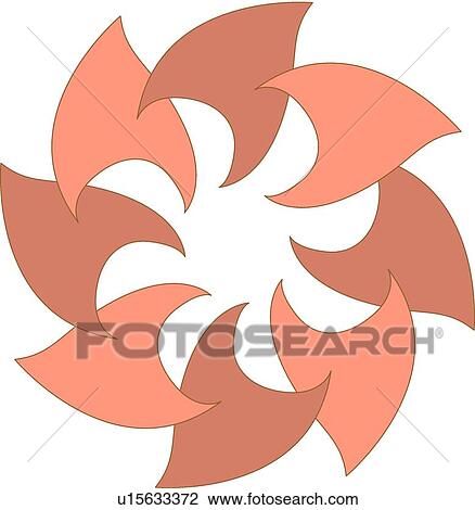 Coral and pink petals View Large Clip Art Graphic Clipart - Coral and pink petals . Fotosearch