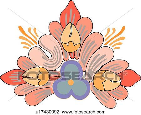 Coral triangle design View Large Clip Art Graphic Clipart - Coral triangle design . Fotosearch