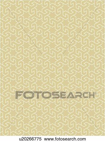 Clipart - Cream and tan star background pattern. Fotosearch