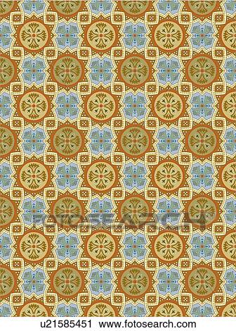 Cream blue and brown background pattern View Large Clip Art Graphic Clipart - Cream blue and brown background pattern. Fotosearch