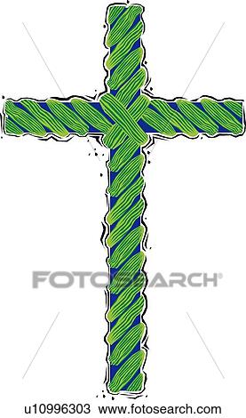 Cross View Large Clip Art Graphic Clipart - Cross. Fotosearch