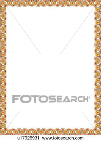 Decorative Border View Large Clip Art Graphic Clipart - Decorative Border. Fotosearch