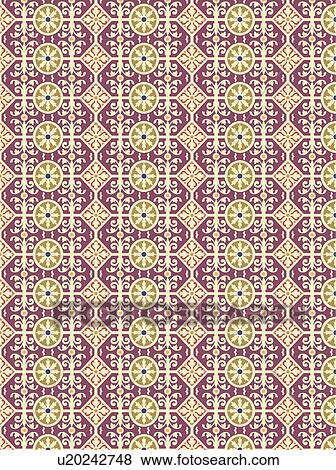 Diamond and circle background pattern View Large Clip Art Graphic Clip Art - Diamond and circle background pattern. Fotosearch