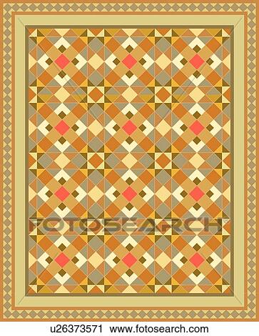 Diamond Quilt Background Pattern View Large Clip Art Graphic Clipart - Diamond Quilt Background Pattern. Fotosearch