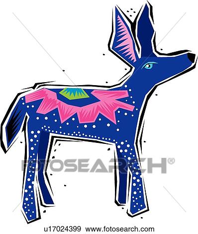 Clip Art - Donkey. Fotosearch