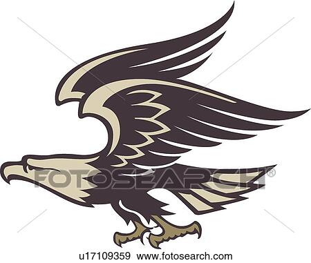Eagle View Large Clip Art Graphic Clip Art - Eagle . Fotosearch