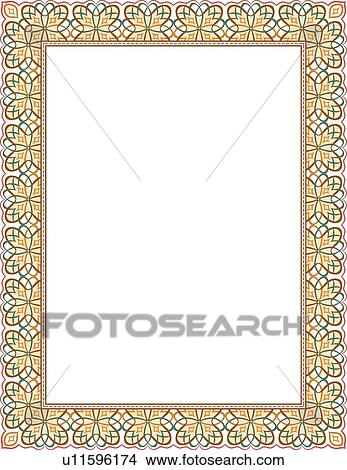 Clipart - Fancy Border. Fotosearch