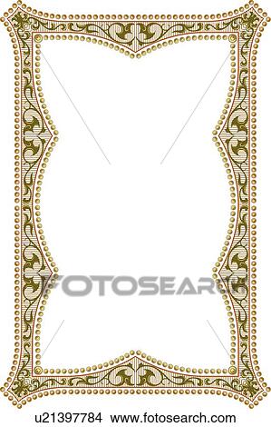 Clipart - Fancy Border. Fotosearch