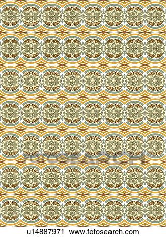 Fancy circle and leaf background pattern View Large Clip Art Graphic Clipart - Fancy circle and leaf background pattern. Fotosearch