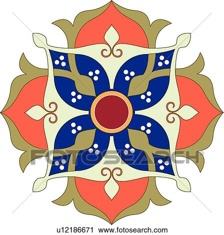 Fancy colored design View Large Clip Art Graphic Clipart - Fancy colored design . Fotosearch