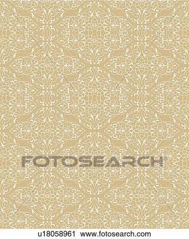 Fancy cream diamond background pattern View Large Clip Art Graphic Clipart - Fancy cream diamond background pattern. Fotosearch