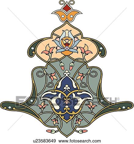 Fancy green blue peach and red design View Large Clip Art Graphic Clip Art - Fancy green blue peach and red design. Fotosearch