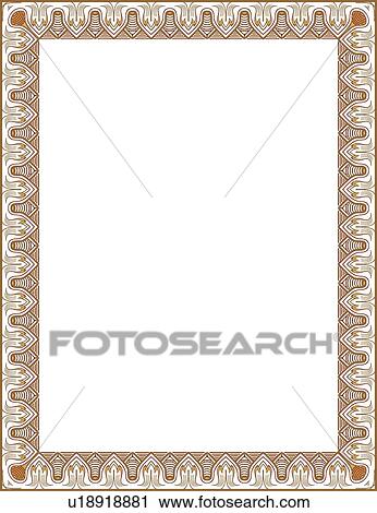 Fancy red and silver vertical arabesque Border View Large Clip Art Graphic Clipart - Fancy red and silver vertical arabesque Border. Fotosearch