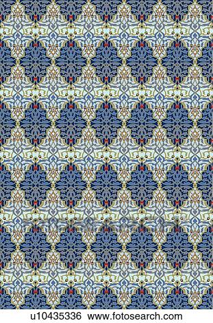 Clip Art - Fancy shades of blue background pattern . Fotosearch
