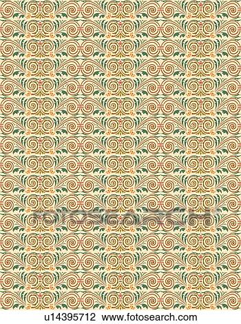 Fancy swirl background pattern View Large Clip Art Graphic Clipart - Fancy swirl background pattern. Fotosearch